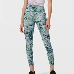 Lululemon Swift Speed High Rise Tight 25" Rapid Flourish Multi Womens Leggings 4